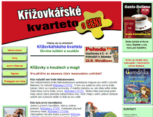 Tablet Screenshot of a-krizovky.cz